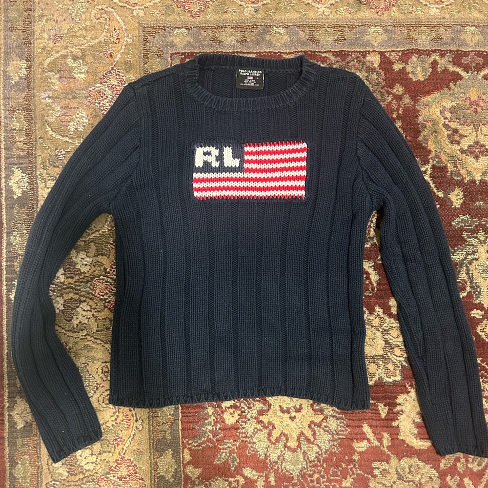 Polo Ralph Lauren American Flag Sweater